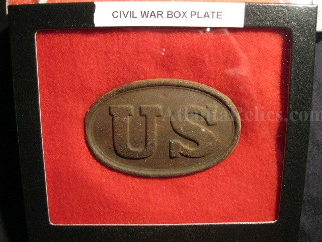 Civil War U.S. Box Plate