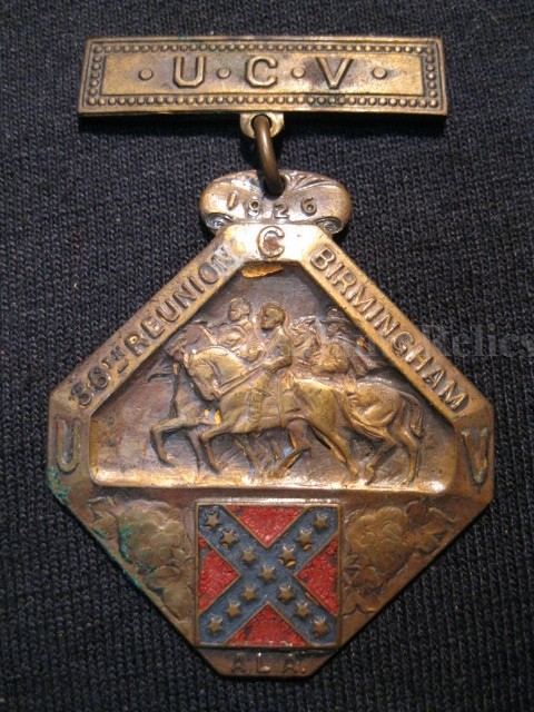 Civil War - 36th Reunion U.C.V Medal -1926 - Alabama