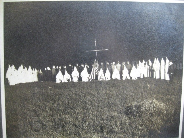 Original 1920's KKK / Ku Klux Klan Photo - Rare