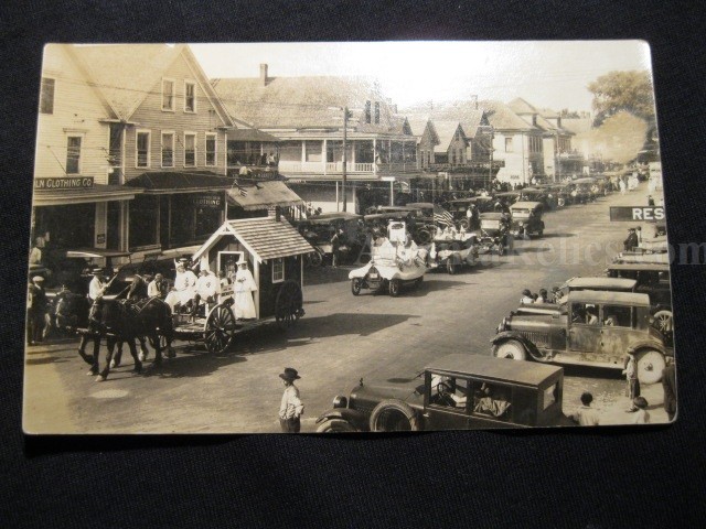 1920's KKK Photo Postcard - Klan Parade - Rare!