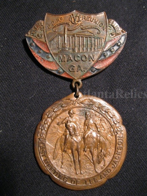 Civil War - 22nd Reunion U.C.V. Medal - 1912 - Macon, Georgia